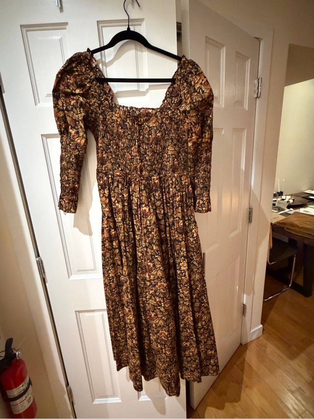 DOEN BIJOU DRESS -- NOIR REVE DES JARDINS size Large - Picture 7 of 7
